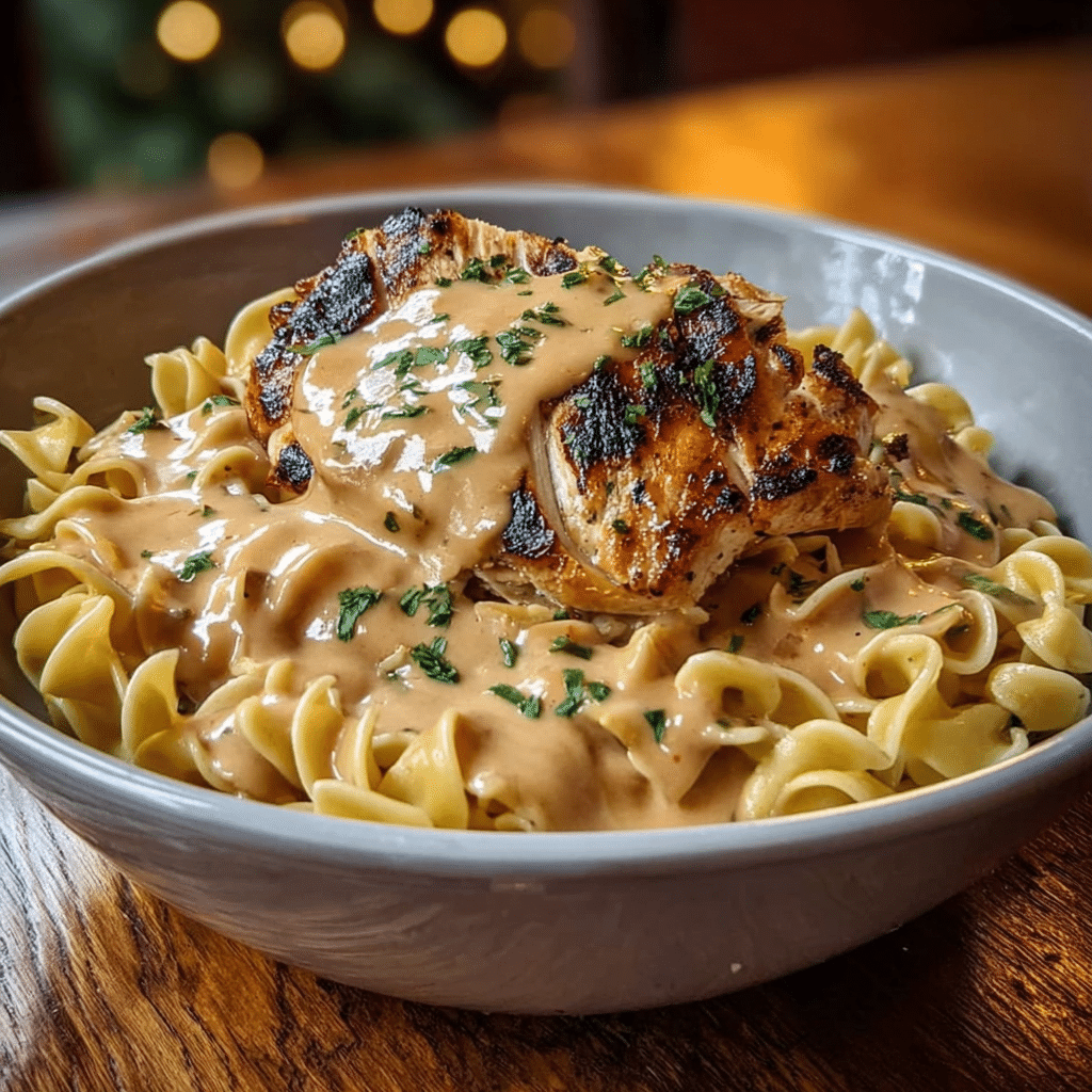 ONE-PAN CHICKEN WITH BUTTERED NOODLES Recipe