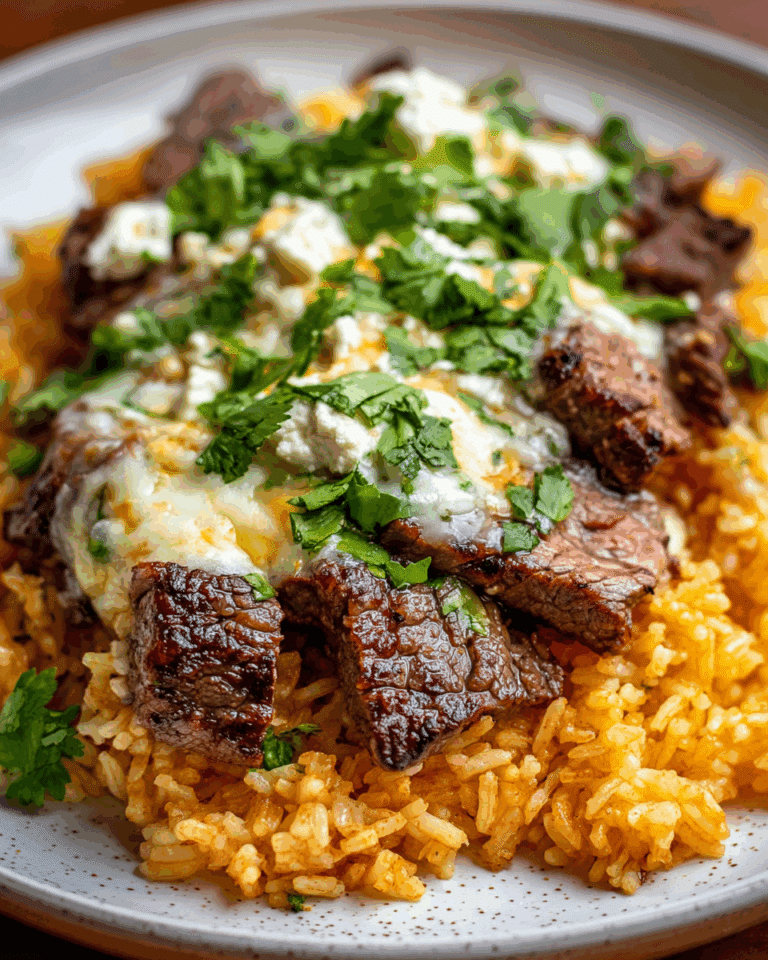 Steak Queso Rice : A Flavorful Recipe