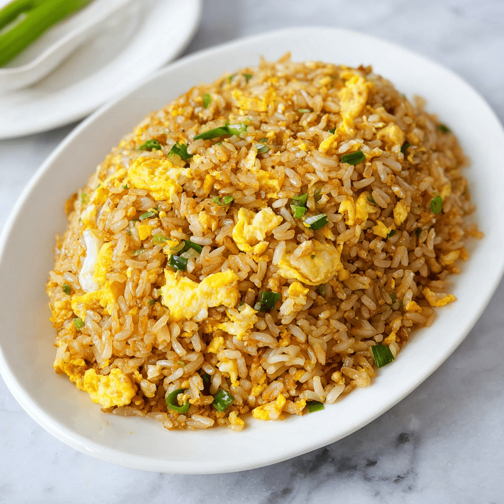 Easy Egg Fried Rice (only 6 ingredients!) Recipe - Recipe Image