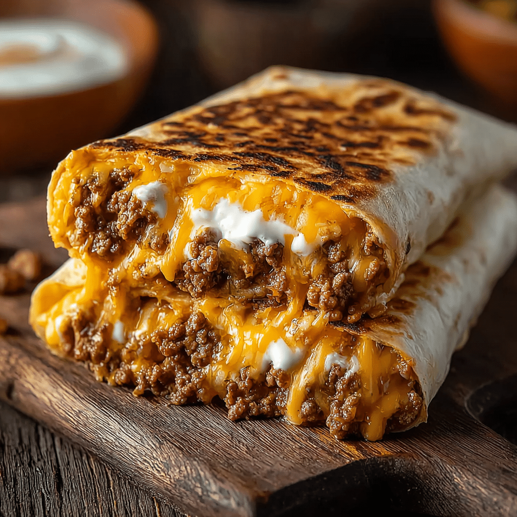 Grilled Cheese Burrito Recipe - Recipe Image