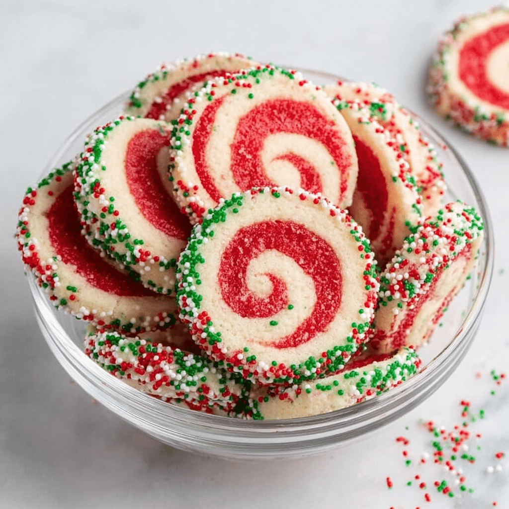Christmas Pinwheel Cookies Recipe - Recipe Image