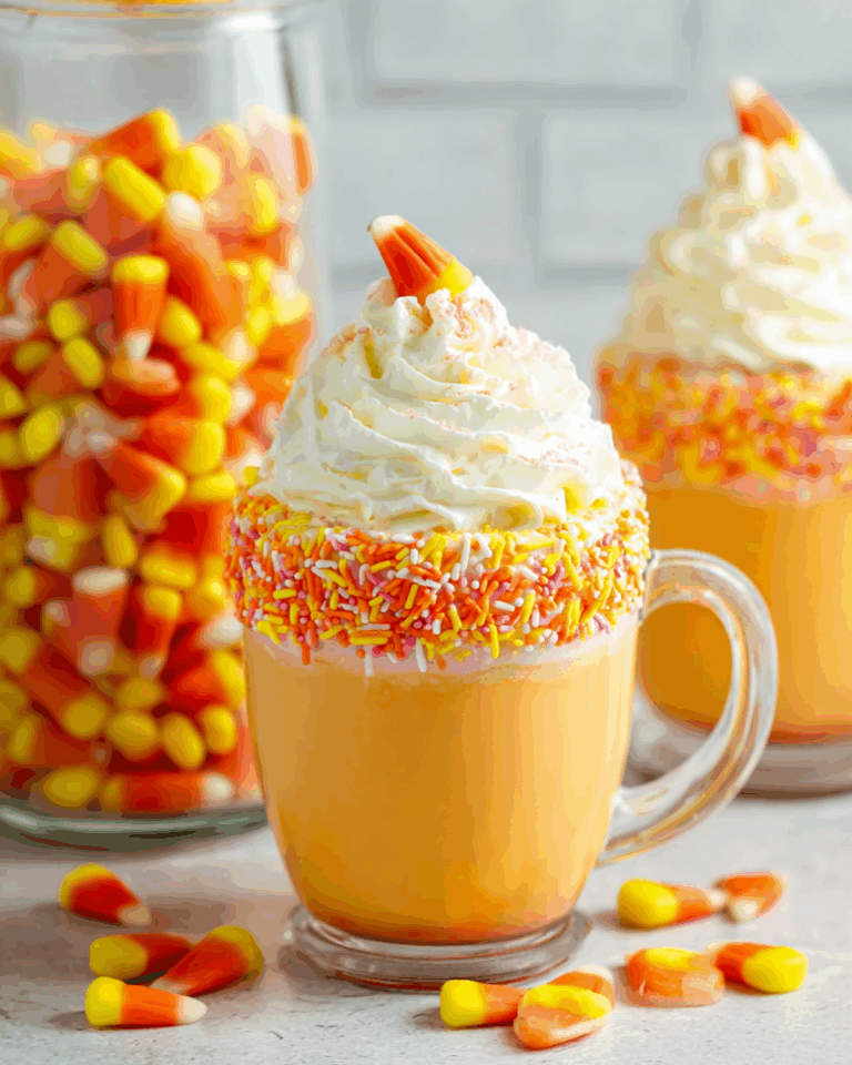 Candy Corn Hot Chocolate Recipe