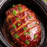 Crockpot Meatloaf with BBQ Sauce Recipe
