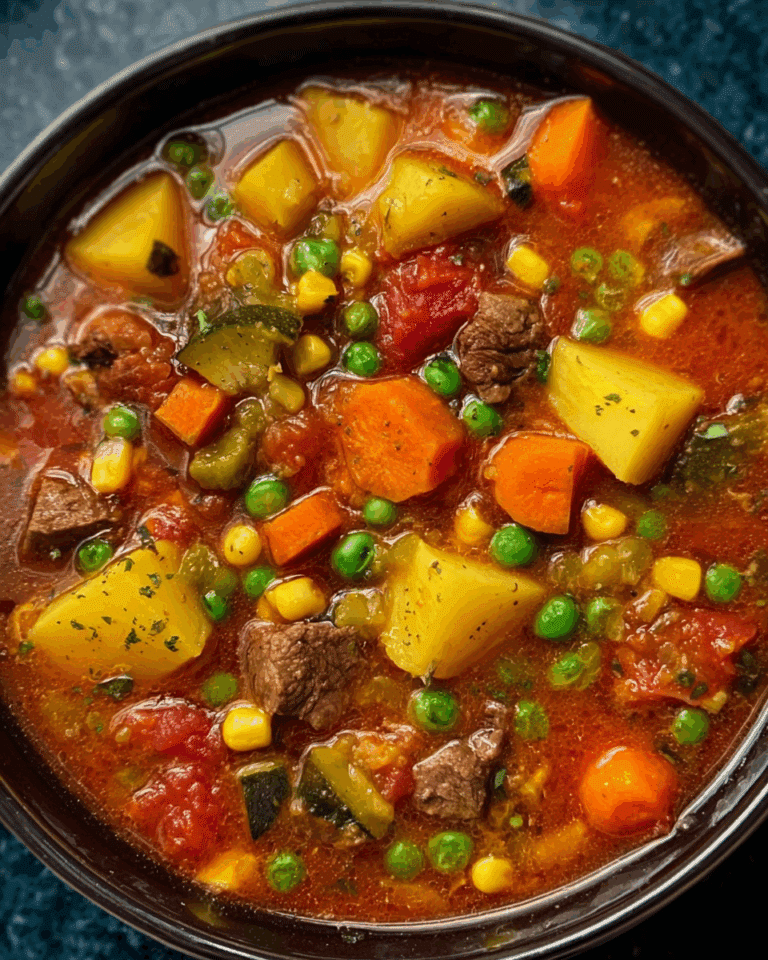 Hearty Vegetable Beef Soup Recipe
