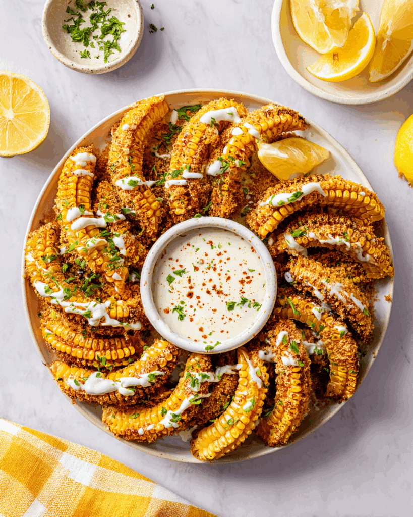 Air Fryer Corn Ribs Recipe