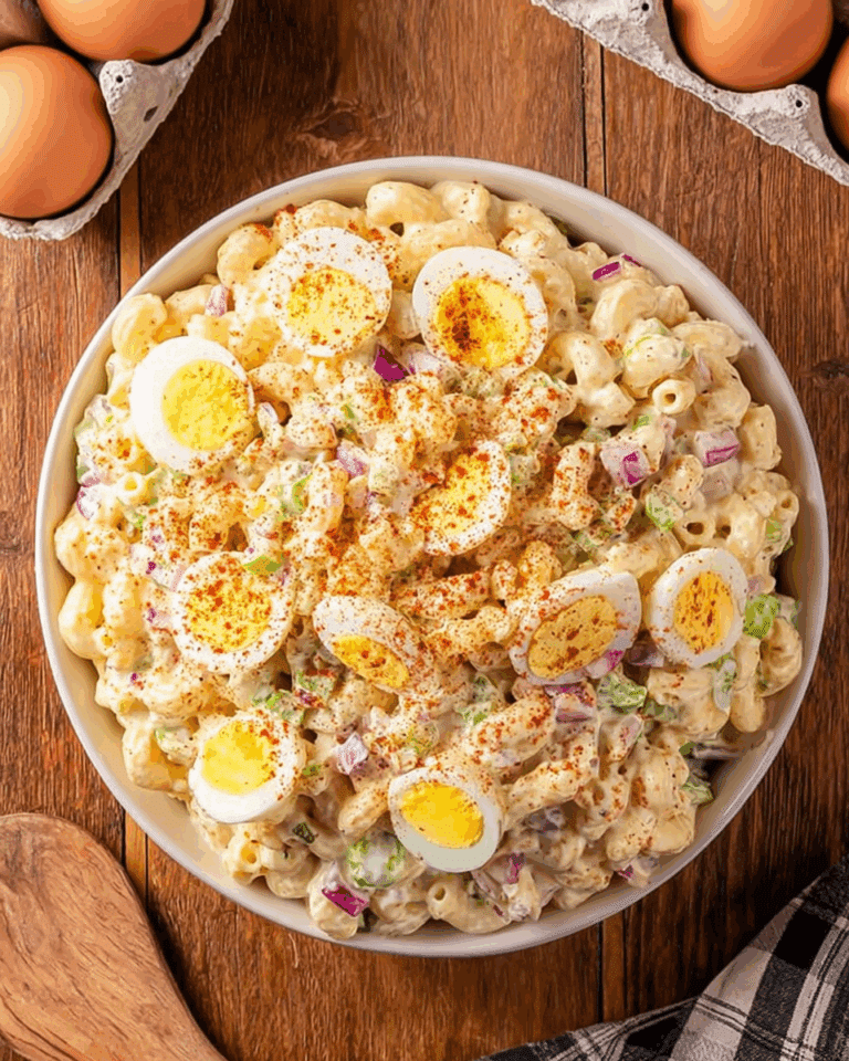 Deviled Egg Macaroni Salad Recipe
