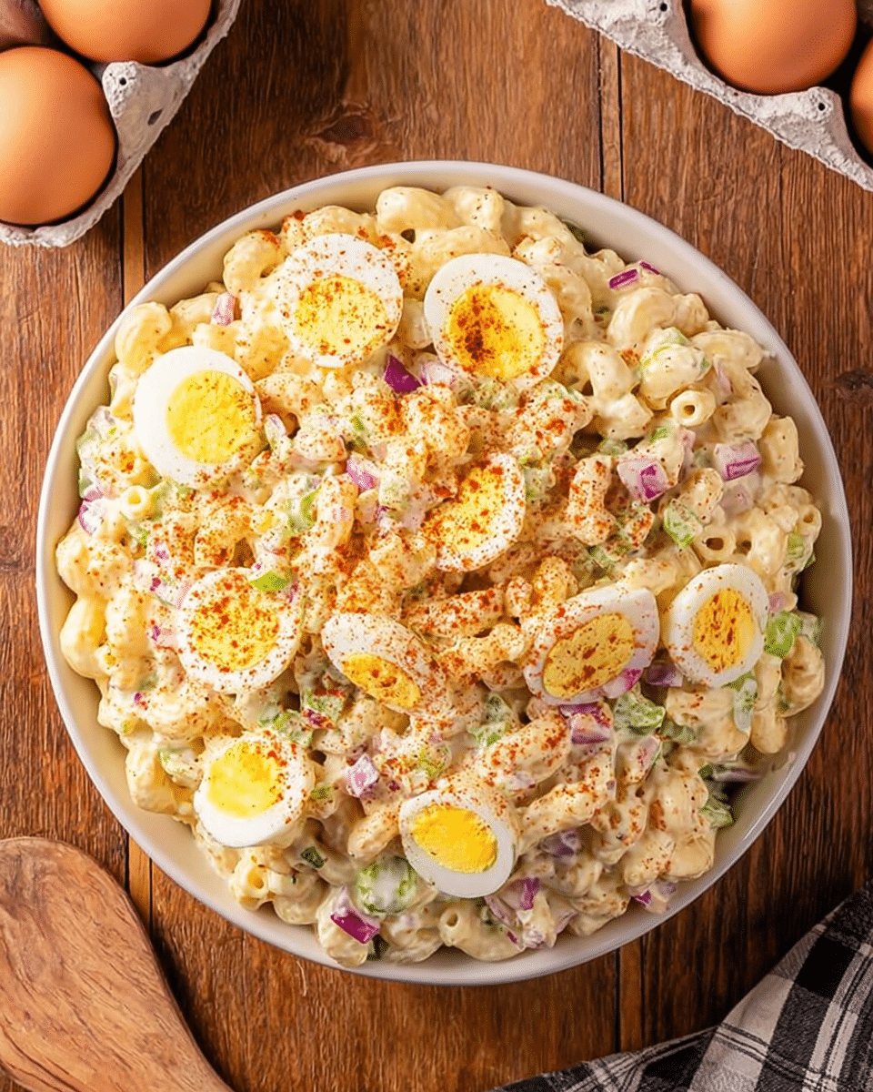 Deviled Egg Macaroni Salad Recipe