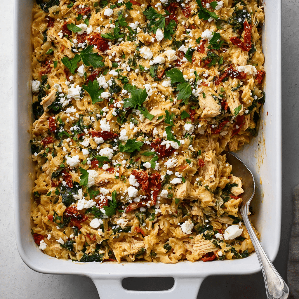 Greek Chicken Casserole Recipe - Recipe Image