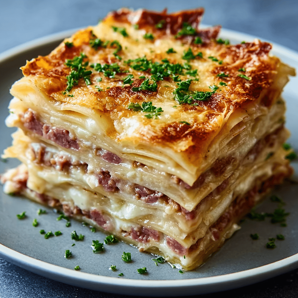 Layered Reuben Casserole Bake Recipe - Recipe Image