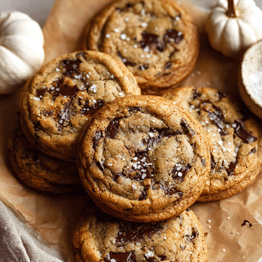 Chewy Pumpkin Chocolate Chip Cookies Recipe - Recipe Image