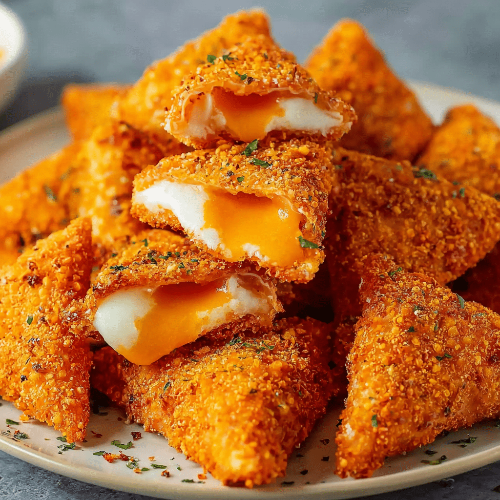 Fried Cheese Stuffed Doritos Recipe - Recipe Image