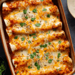 Easy Bean and Cheese Enchiladas Recipe