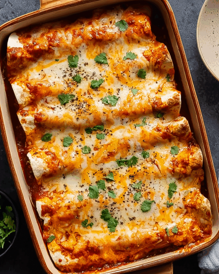 Easy Bean and Cheese Enchiladas Recipe