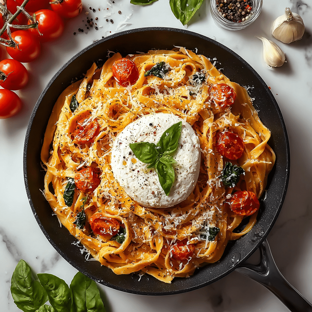 Tomato Ricotta Pasta Recipe - Recipe Image