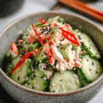 Easy California Roll Cucumber Salad Recipe