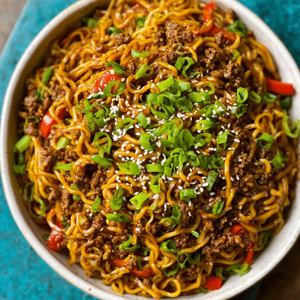 Slow Cooker Beef Ramen Recipe - Recipe Image
