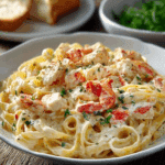 Crab Fettuccine Alfredo Recipe
