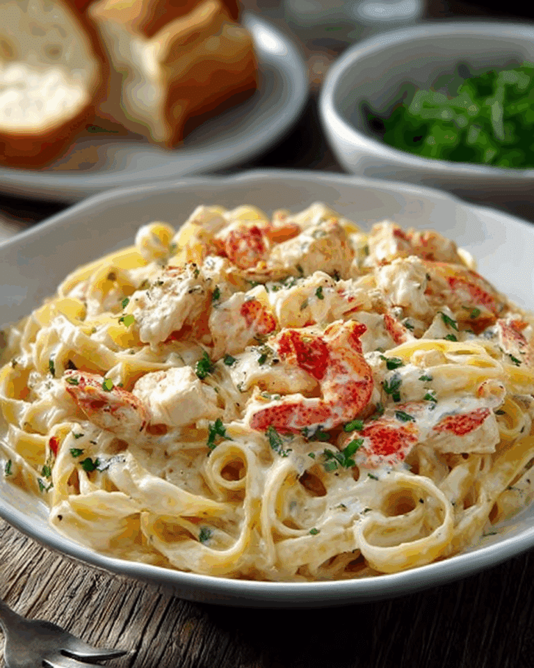 Crab Fettuccine Alfredo Recipe