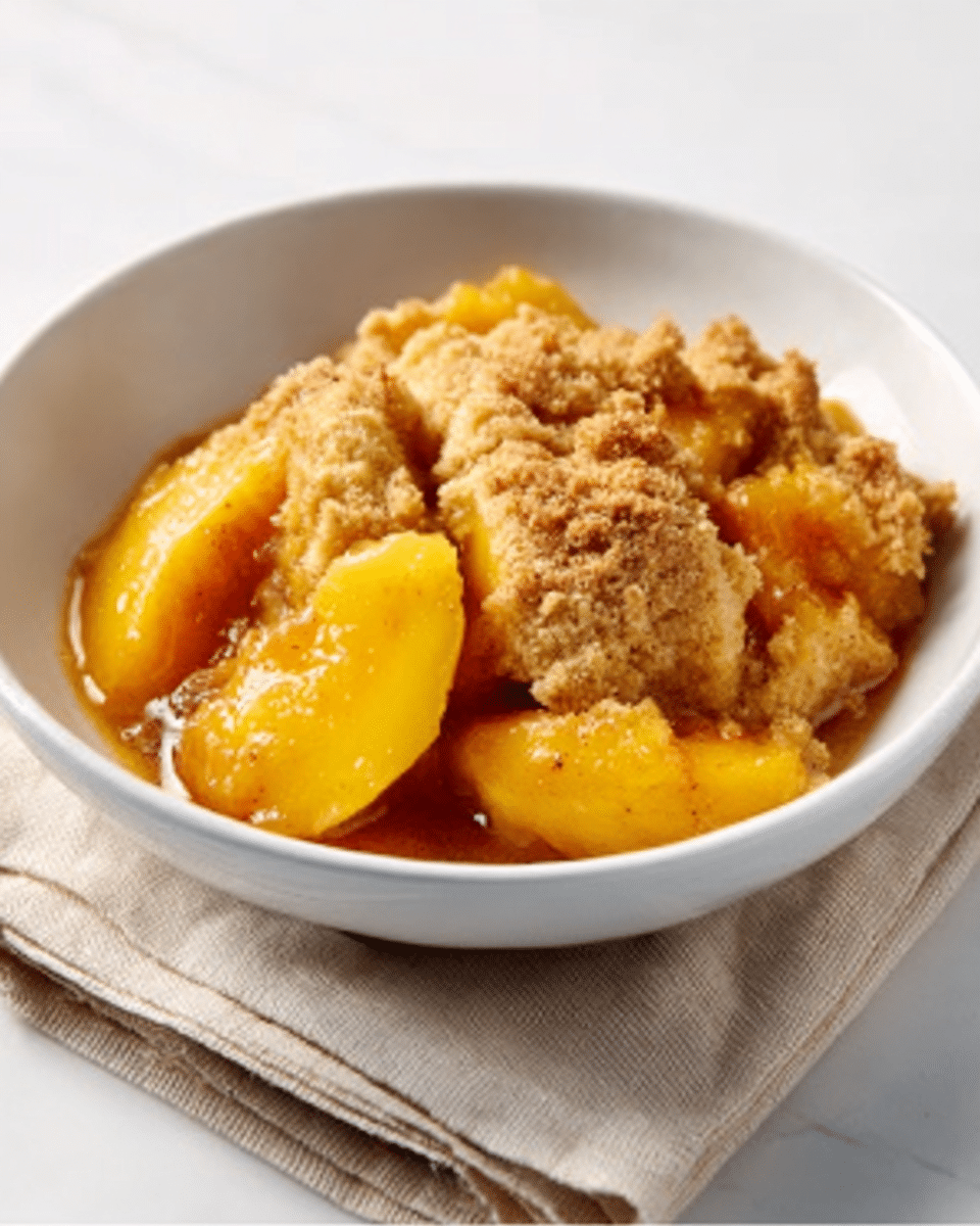 The Best Peach Cobbler Recipe Ever Recipe