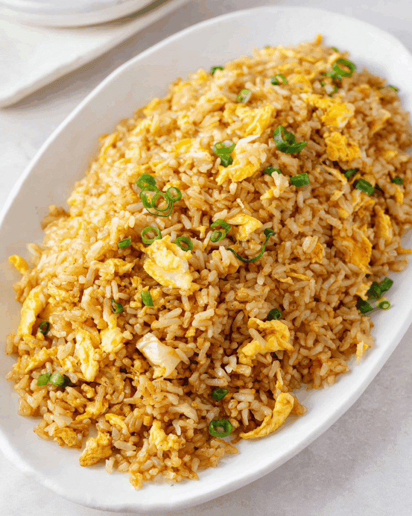 Easy Egg Fried Rice (only 6 ingredients!) Recipe