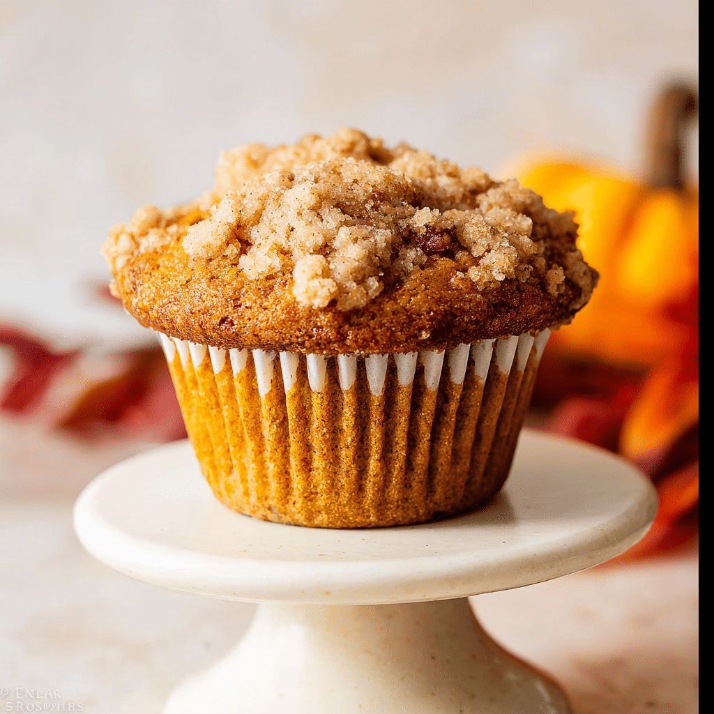 Apple Pumpkin Streusel Muffins Small Batch Recipe - Recipe Image
