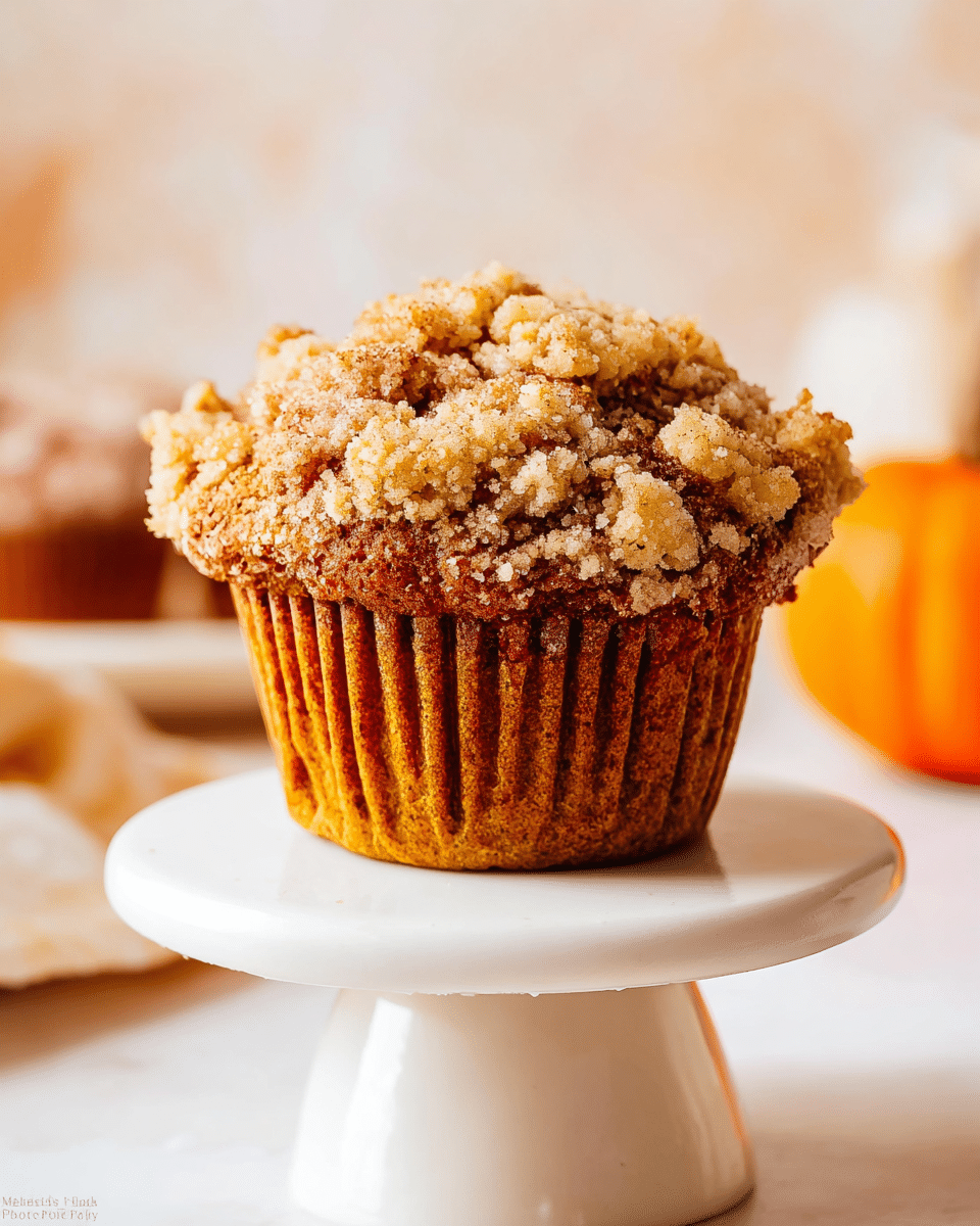 Apple Pumpkin Streusel Muffins Small Batch Recipe