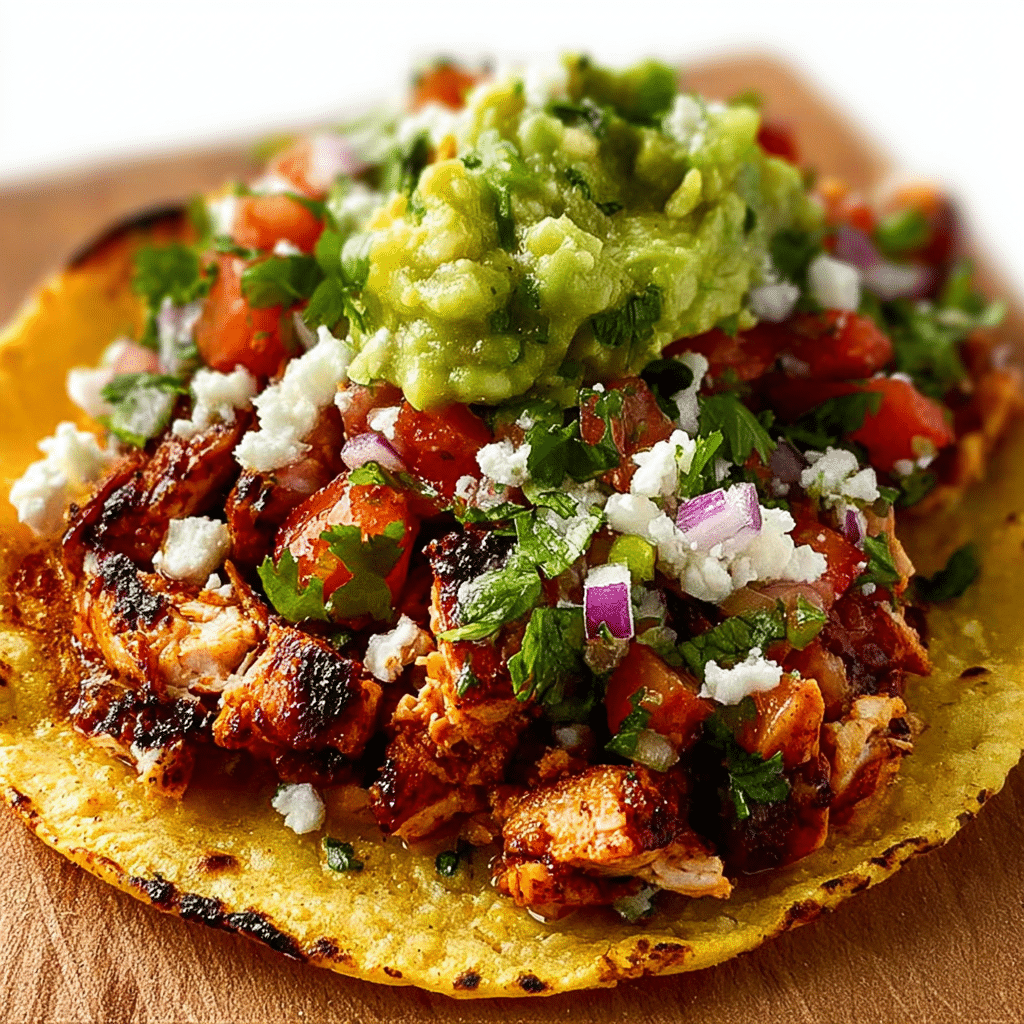Easy Chicken Street Tacos Recipe - Recipe Image