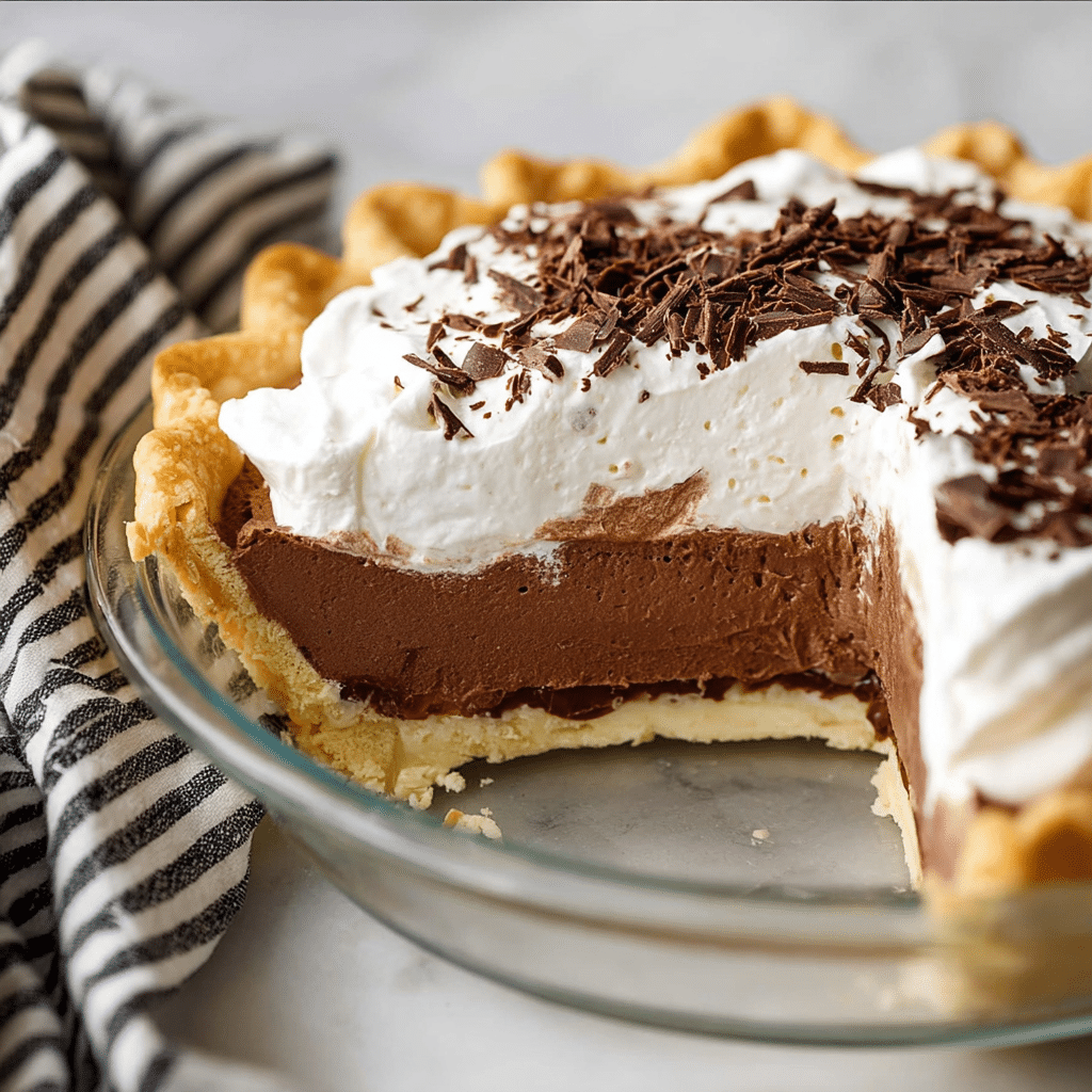 The Best Old-Fashioned Chocolate Pie Recipe - Recipe Image