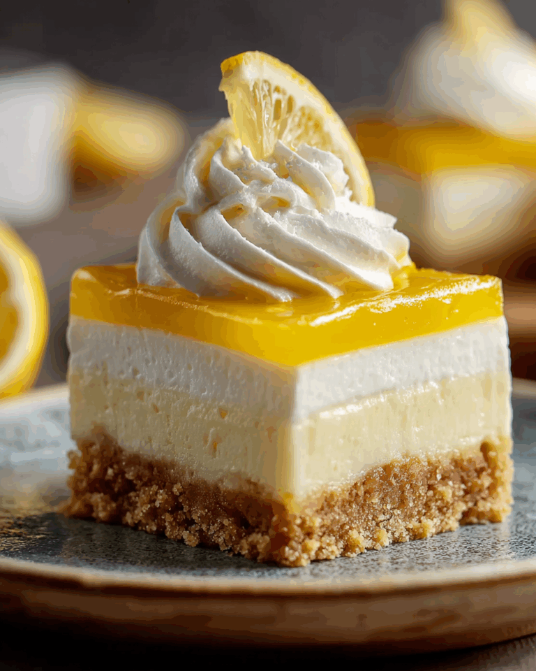 Lazy Day Lemon Cream Pie Bars Recipe