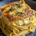 Baked Cream Cheese Spaghetti Casserole Recipe