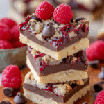 Chocolate Raspberry Crumb Bars Recipe