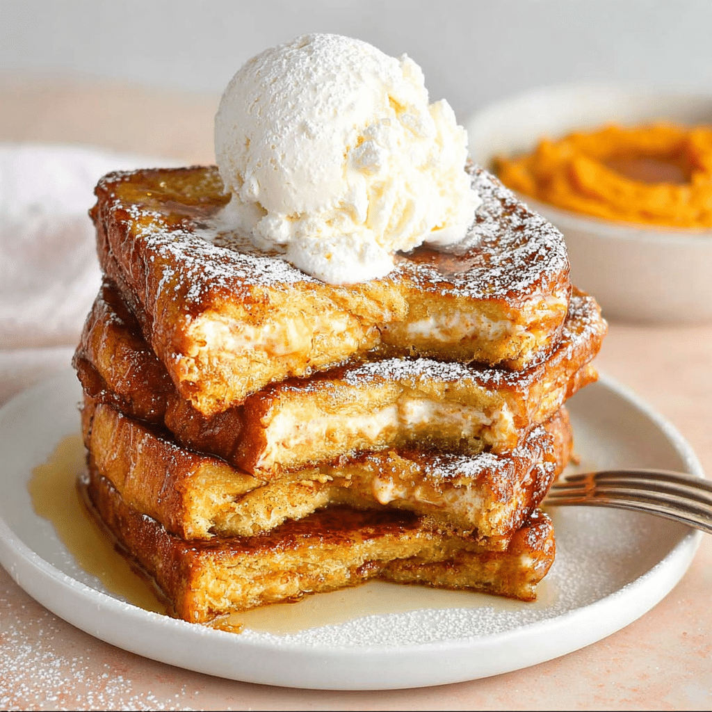 Pumpkin Pie French Toast Recipe - Recipe Image