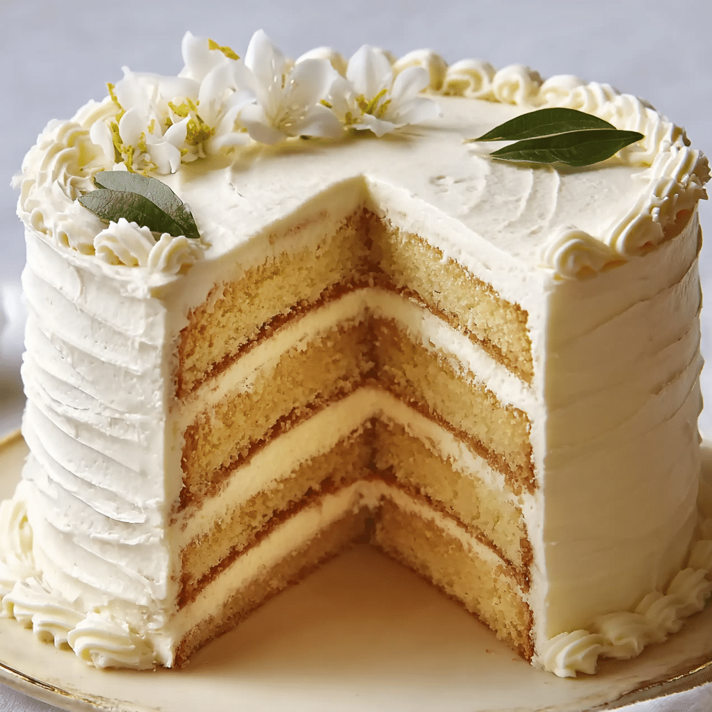 buttermilk cake with buttercream frosting Recipe - Recipe Image