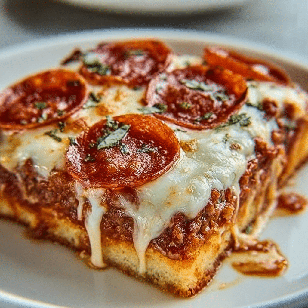 Deep Hamburger Beef Sausage & Pepperoni Pie Recipe - Recipe Image