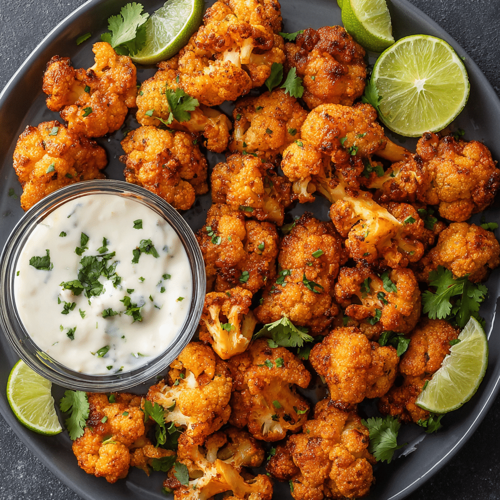 The Best Air Fryer Buffalo Cauliflower Recipe - Recipe Image