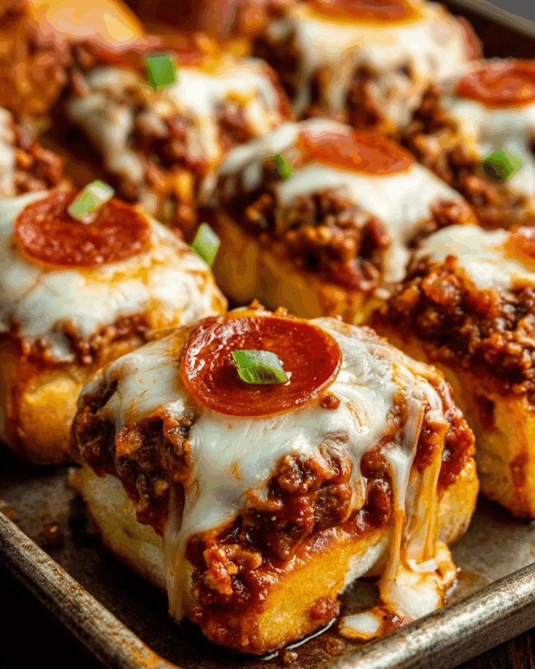 Pepperoni Pizza Sloppy Joes Recipe