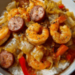 creamy cajun shrimp with sausage recipe
