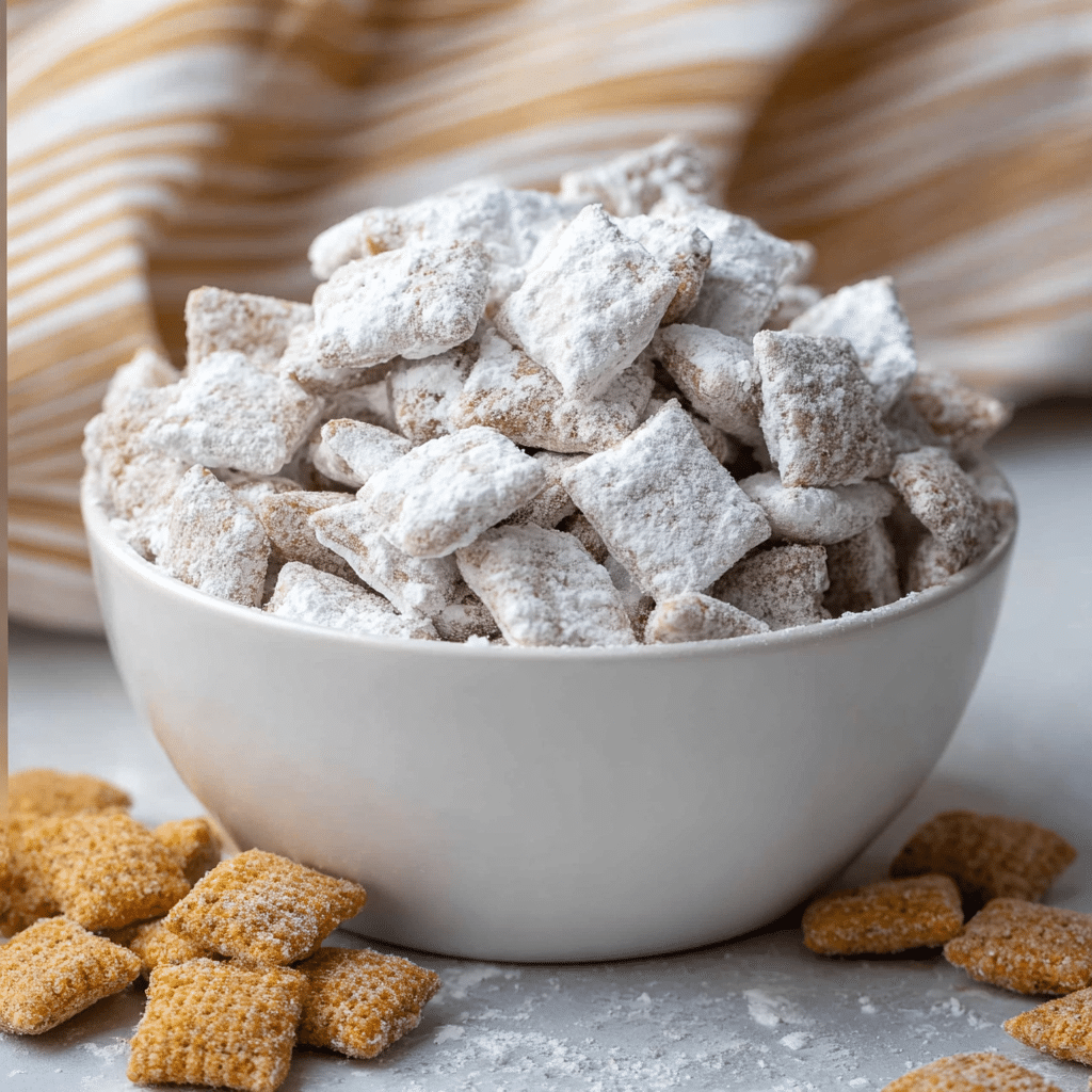 Snickerdoodle Puppy Chow Recipe - Recipe Image