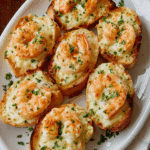 Crabby Shrimp Stuffed Garlic Bread Bombs Recipe