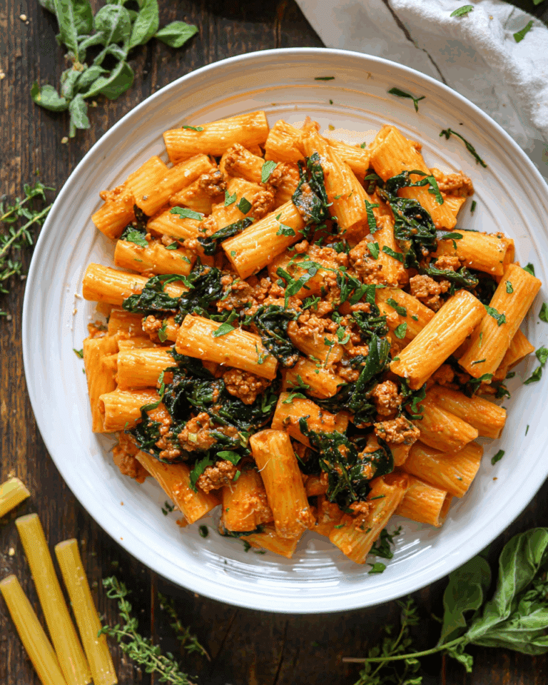 Creamy Sausage Rigatoni (One-Pan, 30-Minute Meal) Recipe