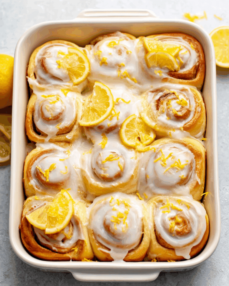 Lemon Sweet Rolls Recipe