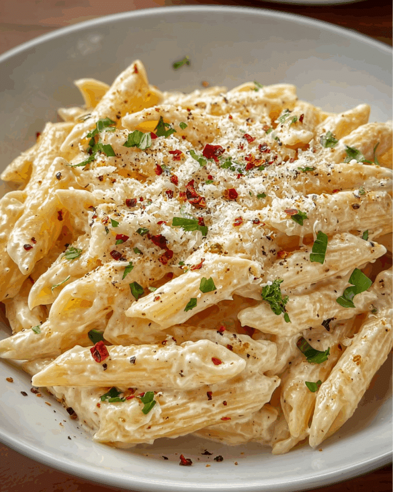 Creamy Chicken Garlic Parmesan Pasta Recipe