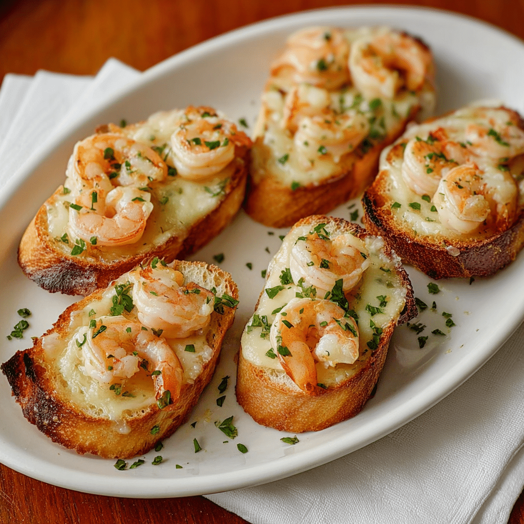 Crabby Shrimp Stuffed Garlic Bread Bombs Recipe - Recipe Image