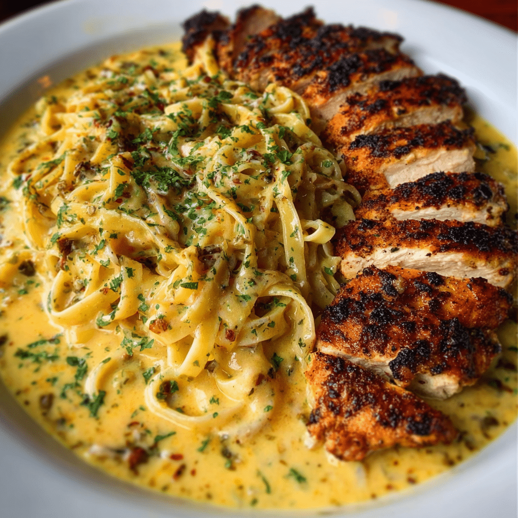 ken Spaghetti in Spicy Cajun Cream Sauce Recipe - Recipe Image