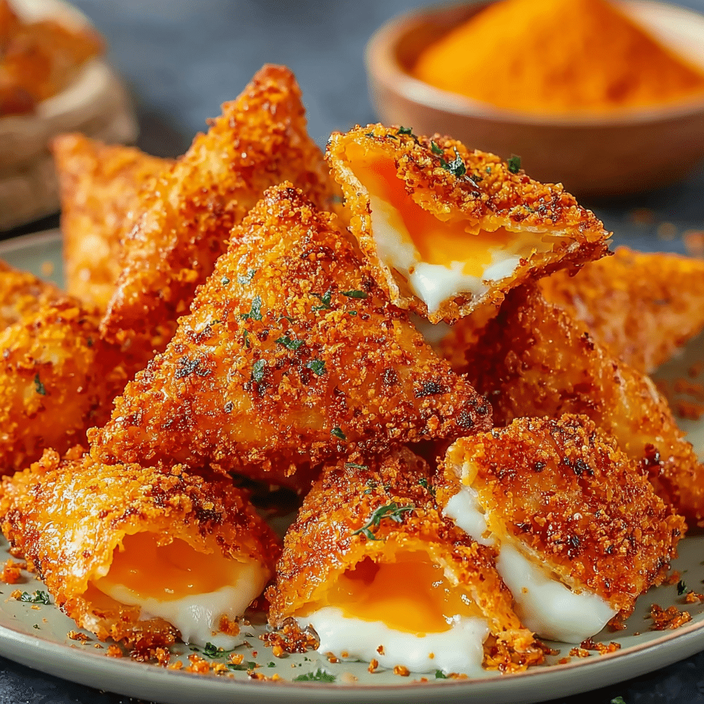 Fried Cheese Stuffed Doritos Recipe - Recipe Image
