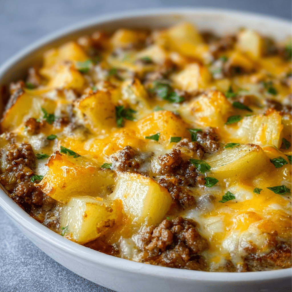 eamy Meat & Potato Skillet | Easy Dinner Recipe - Recipe Image