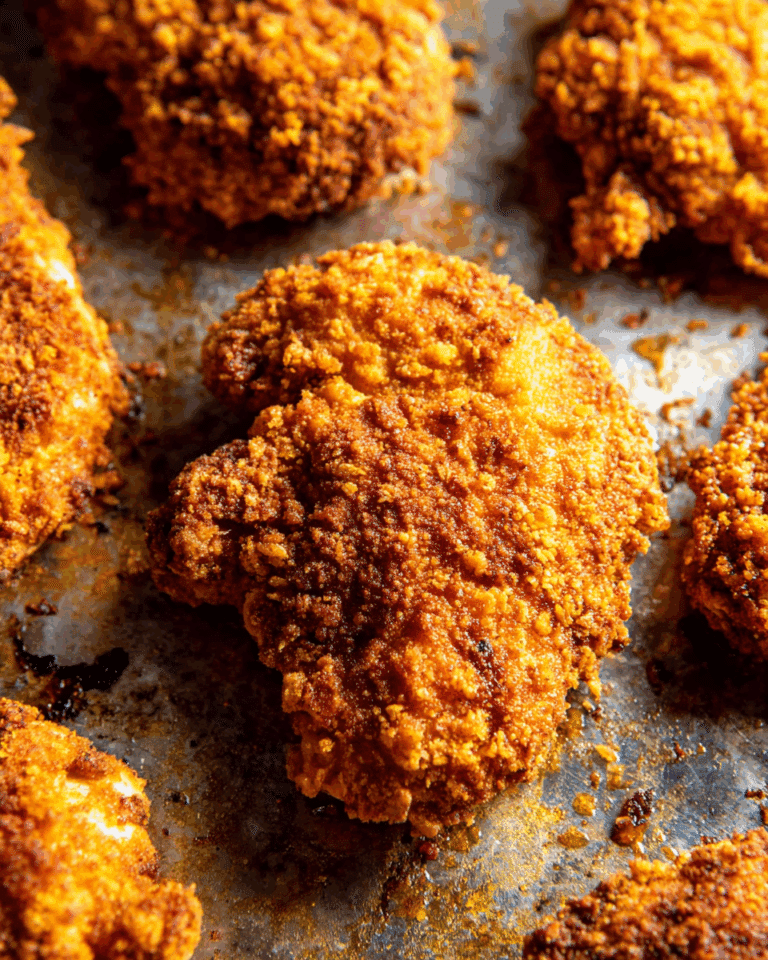 The Best Baked Crunchy Hot Honey Chicken Recipe
