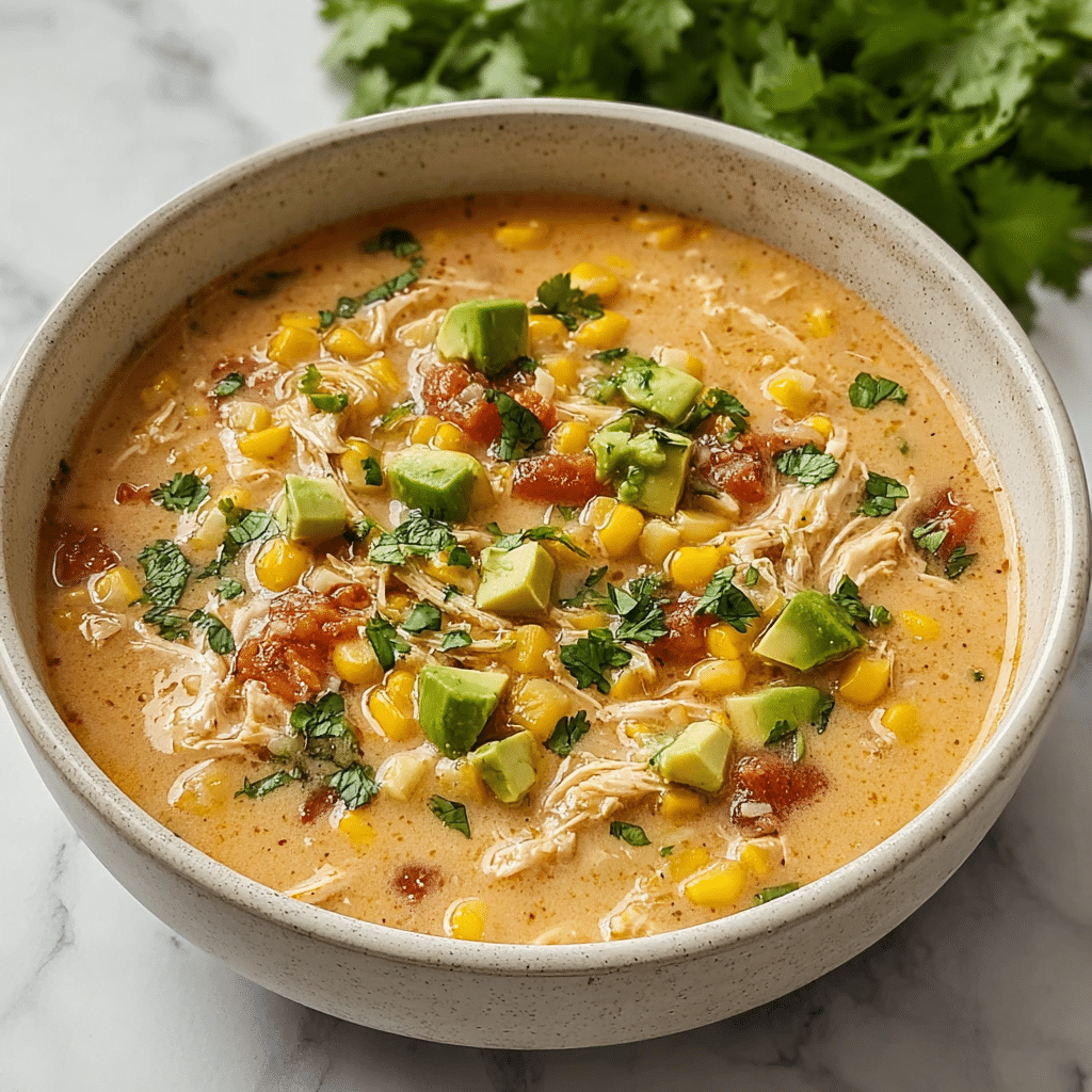 Mexican Street Corn White Chicken Chili Recipe - Recipe Image