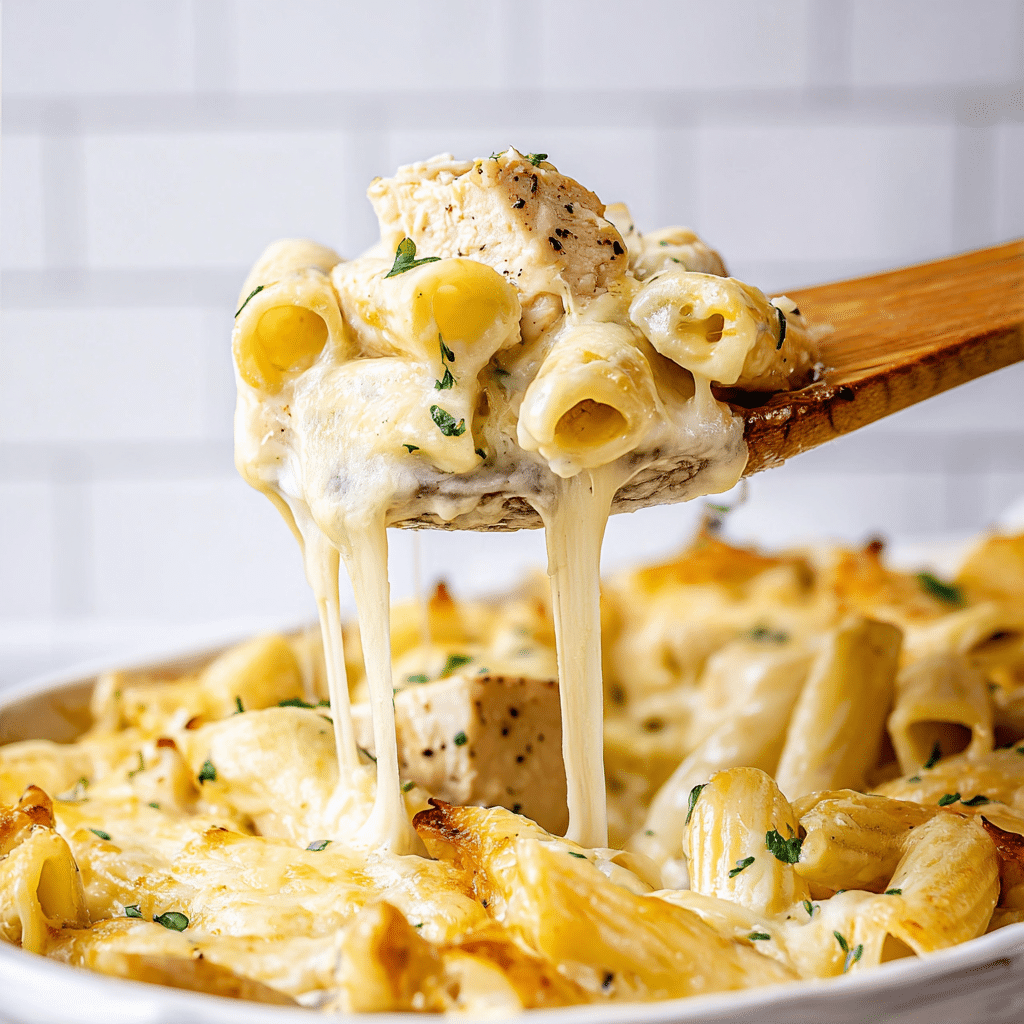 Chicken Alfredo Bake Recipe - Recipe Image