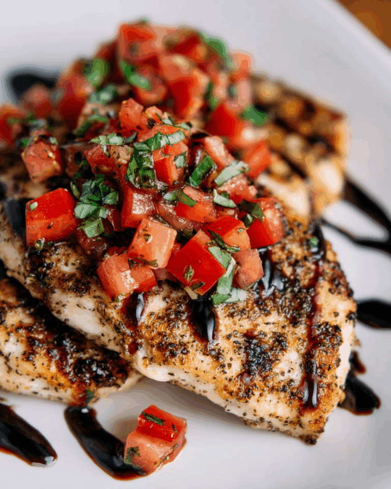 30-Minute Bruschetta Chicken (Grilled or Baked) Recipe